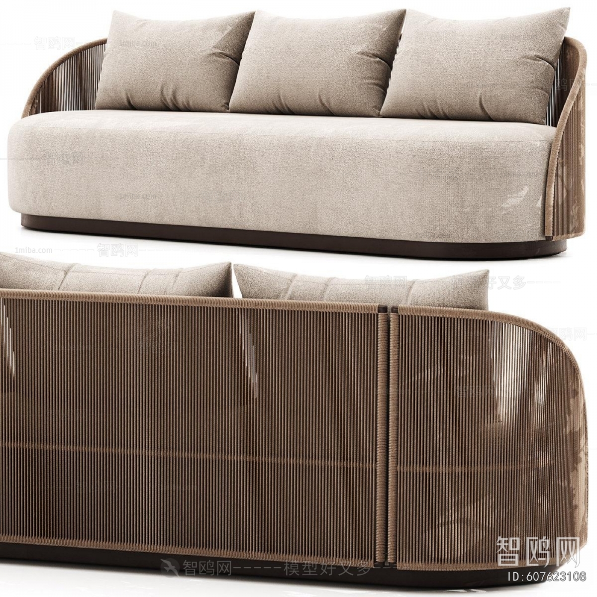 Modern Three-seat Sofa