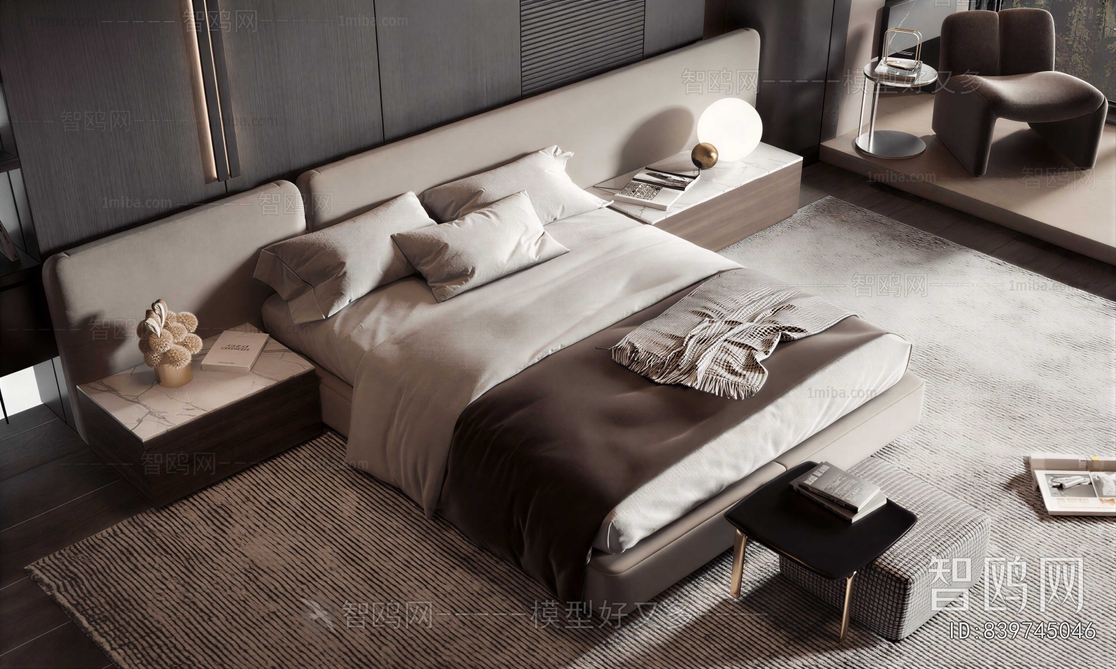 Modern Double Bed