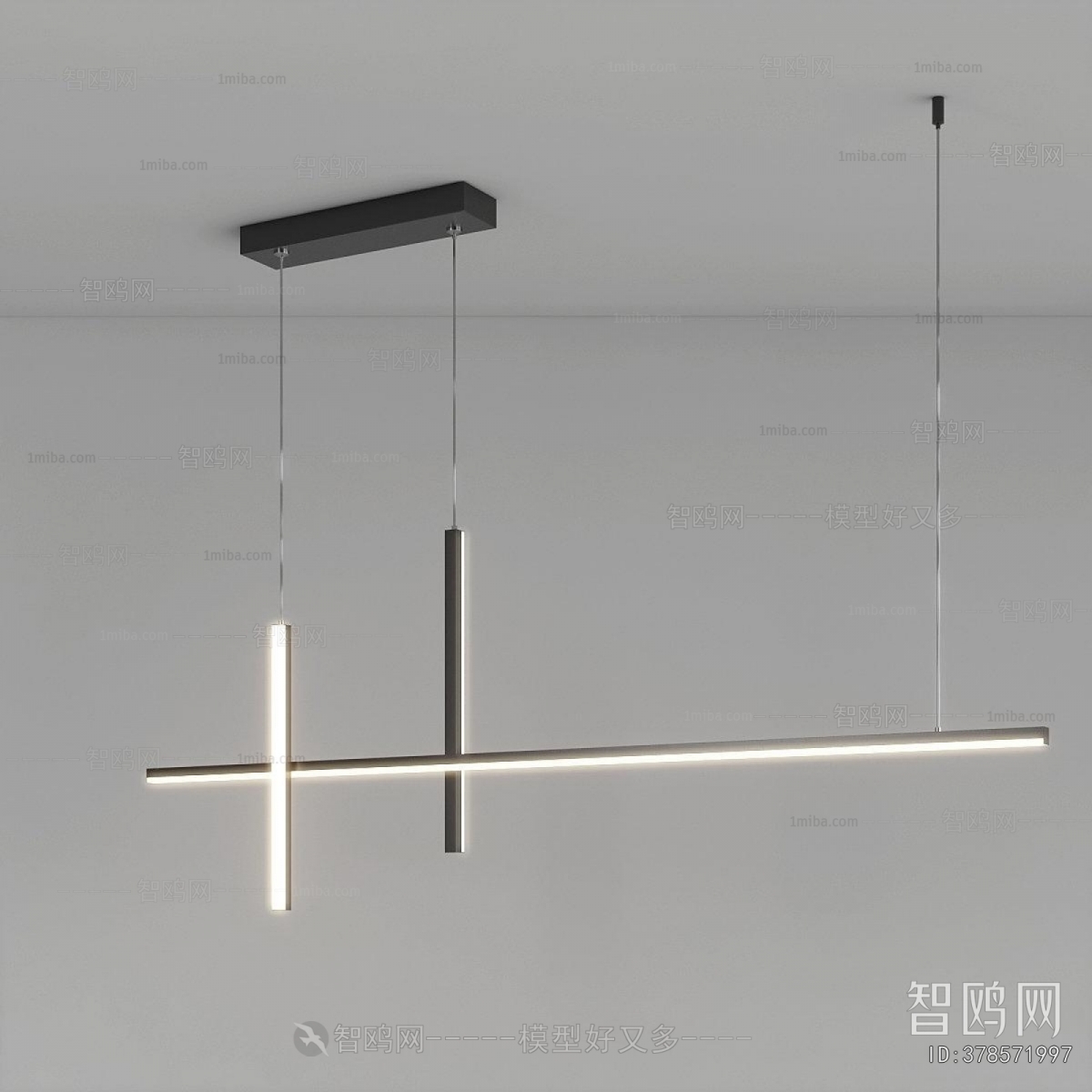 Modern Long Chandelier