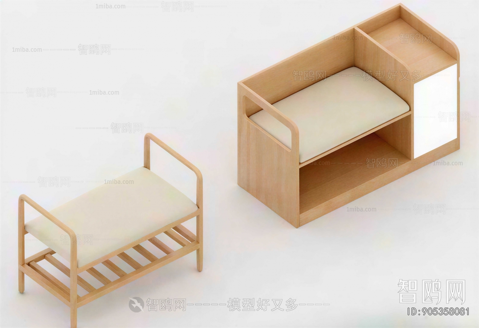 Modern Stool For Changing Shoes