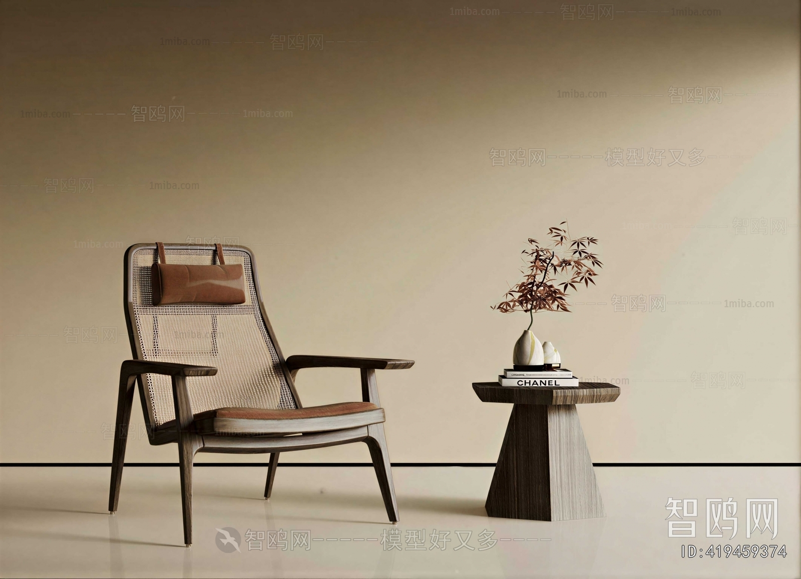 New Chinese Style Lounge Chair