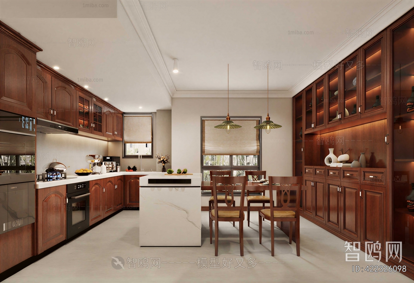 New Chinese Style Open Kitchen