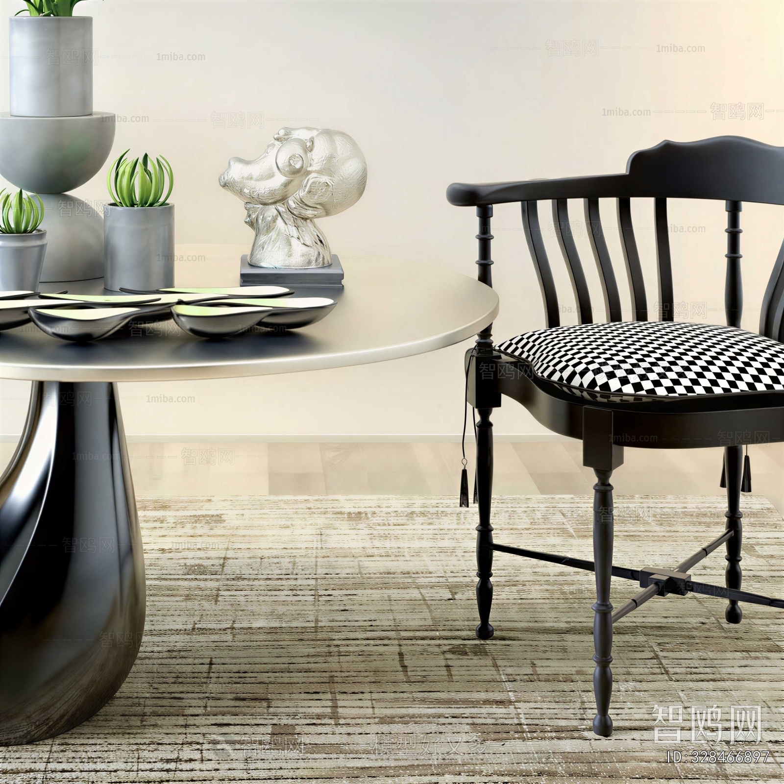 Nordic Style Leisure Table And Chair