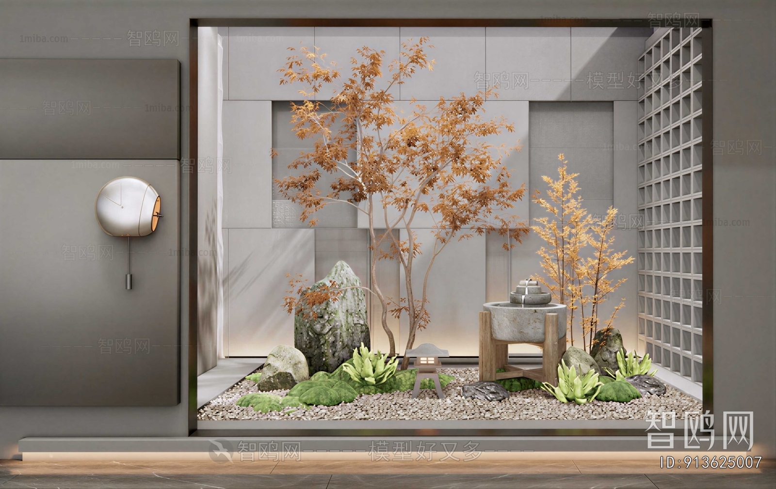 New Chinese Style Plant Landscaping