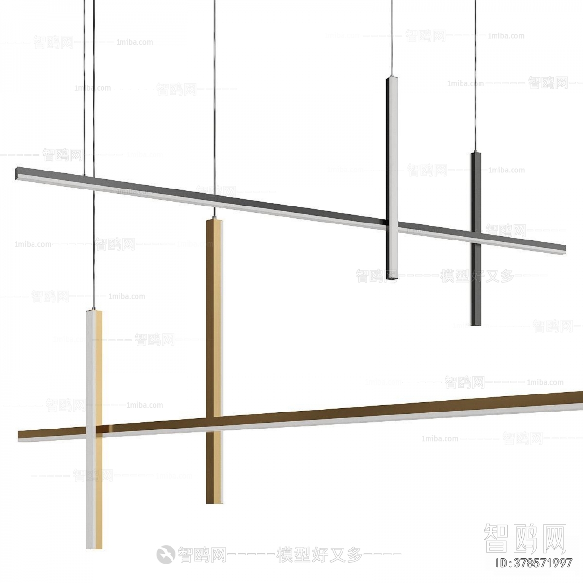 Modern Long Chandelier