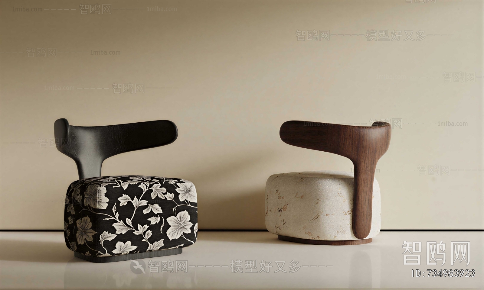 French Style Sofa Stool