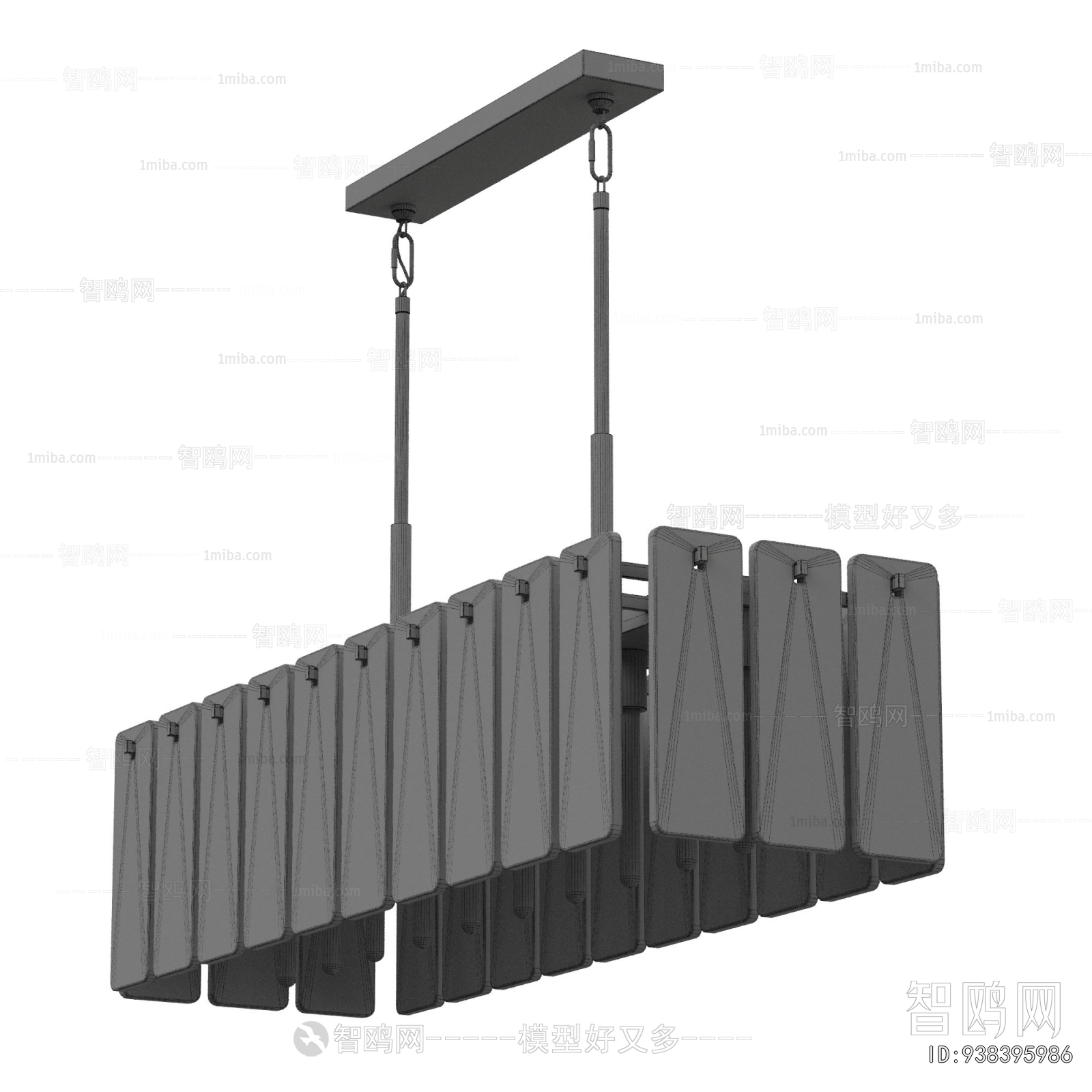 Modern Long Chandelier