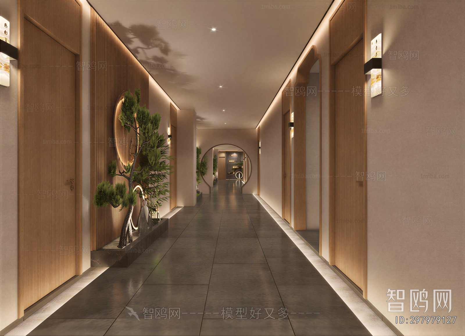 New Chinese Style Corridor