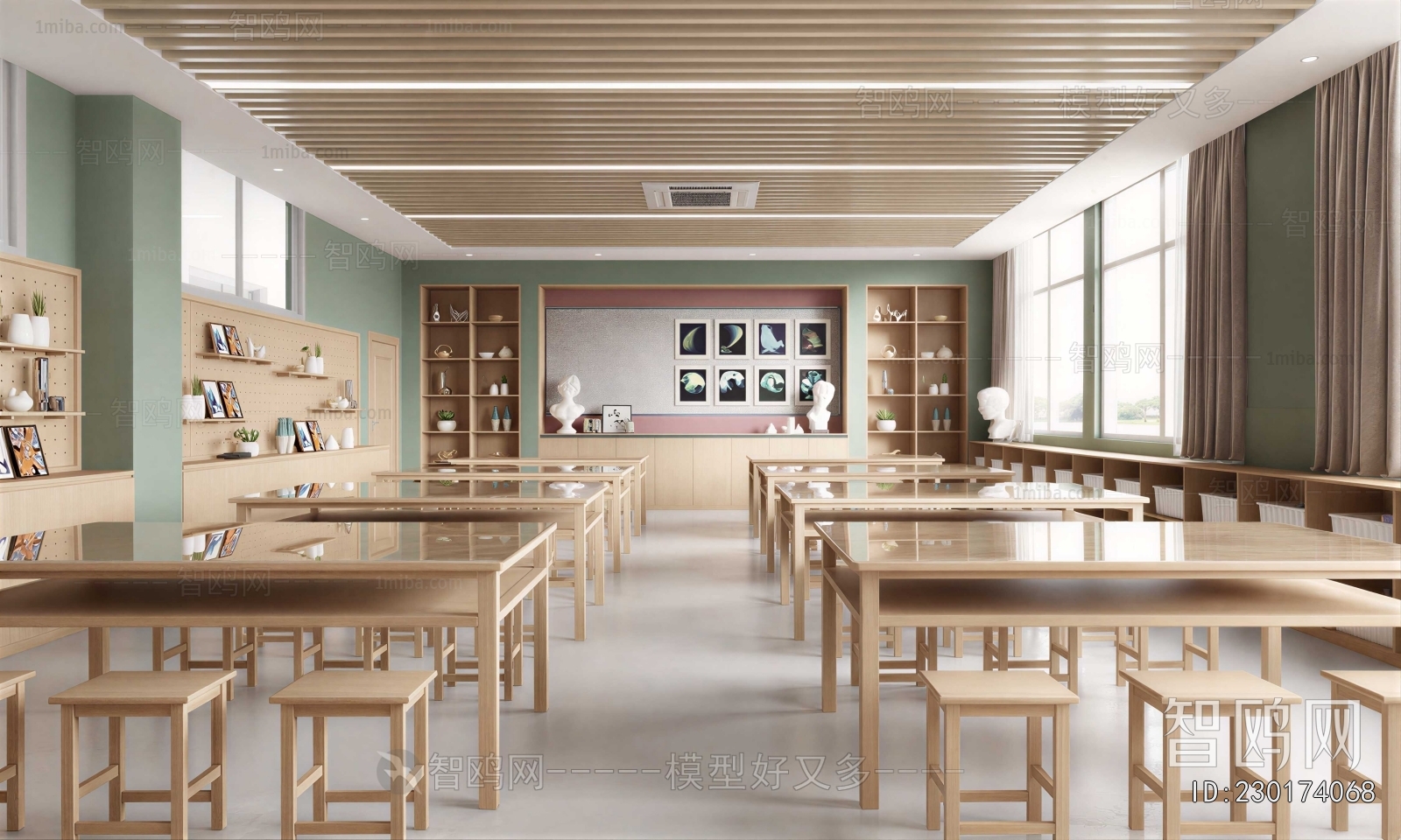 Modern School Classrooms