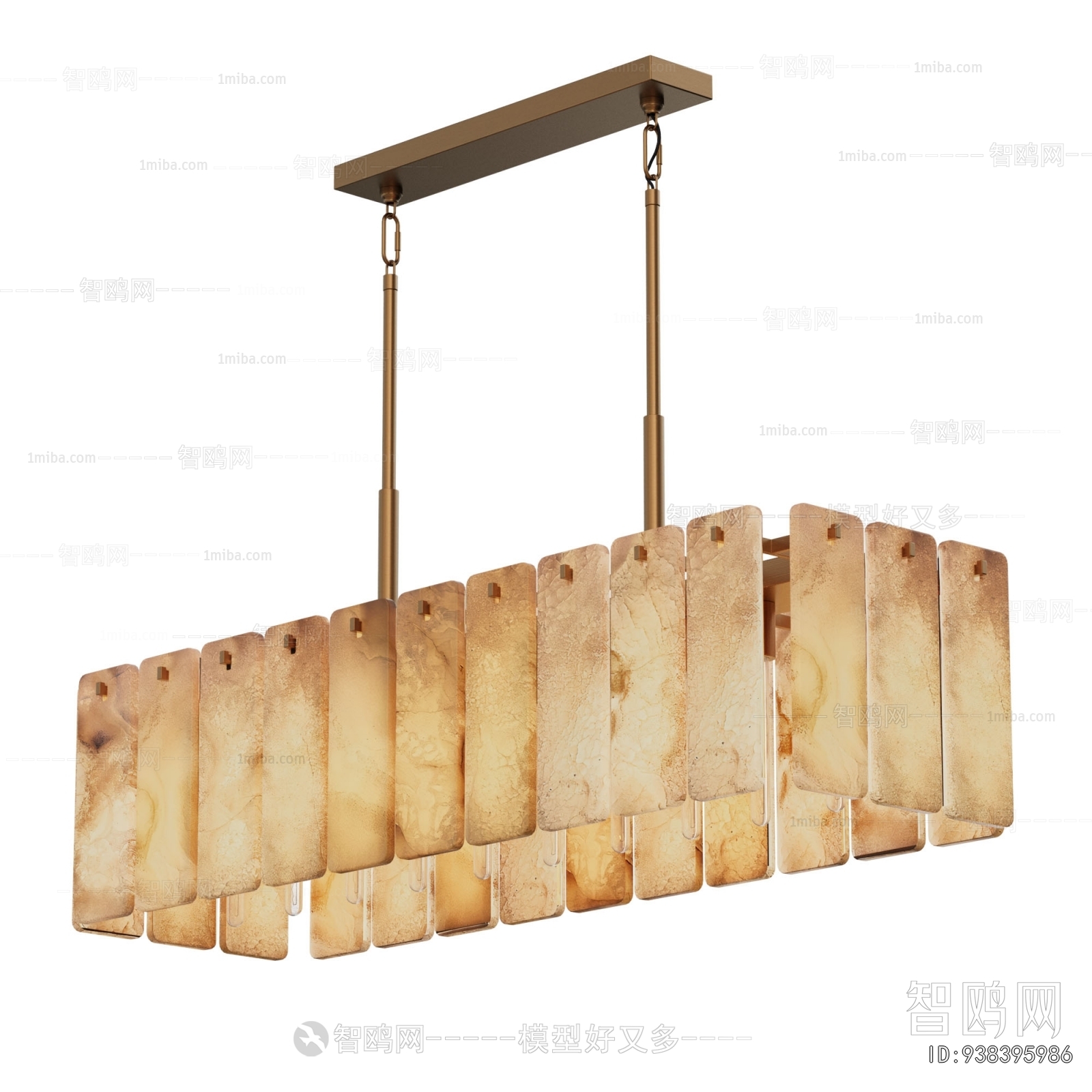 Modern Long Chandelier