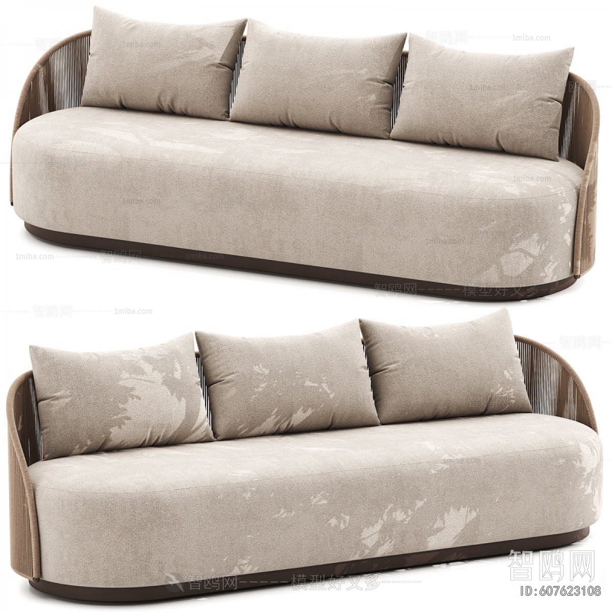 Modern Three-seat Sofa