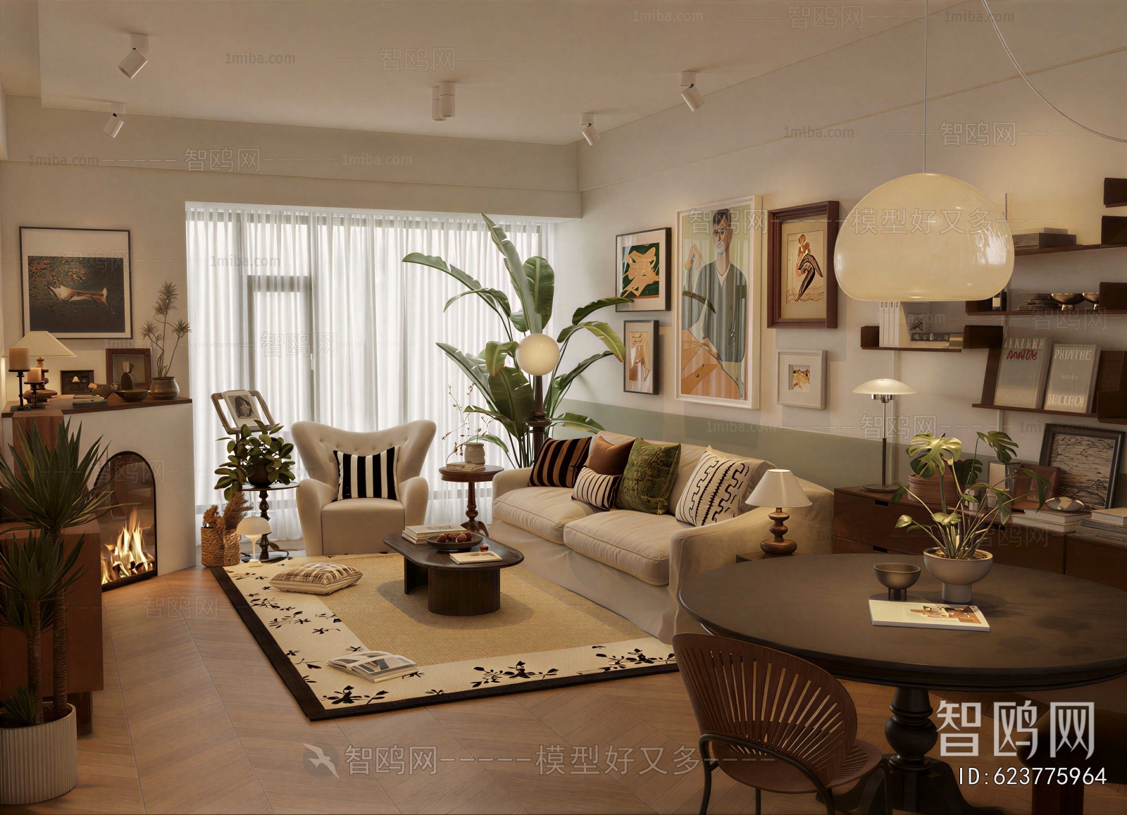 Nordic Style A Living Room