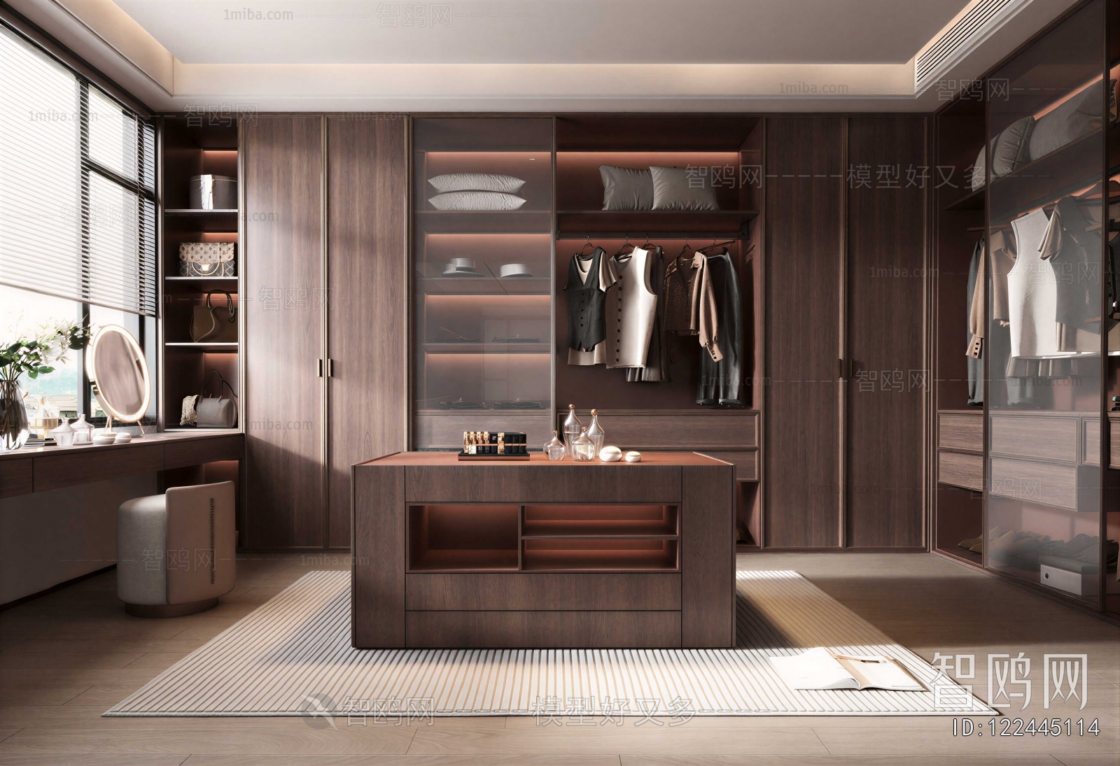 Modern Clothes Storage Area