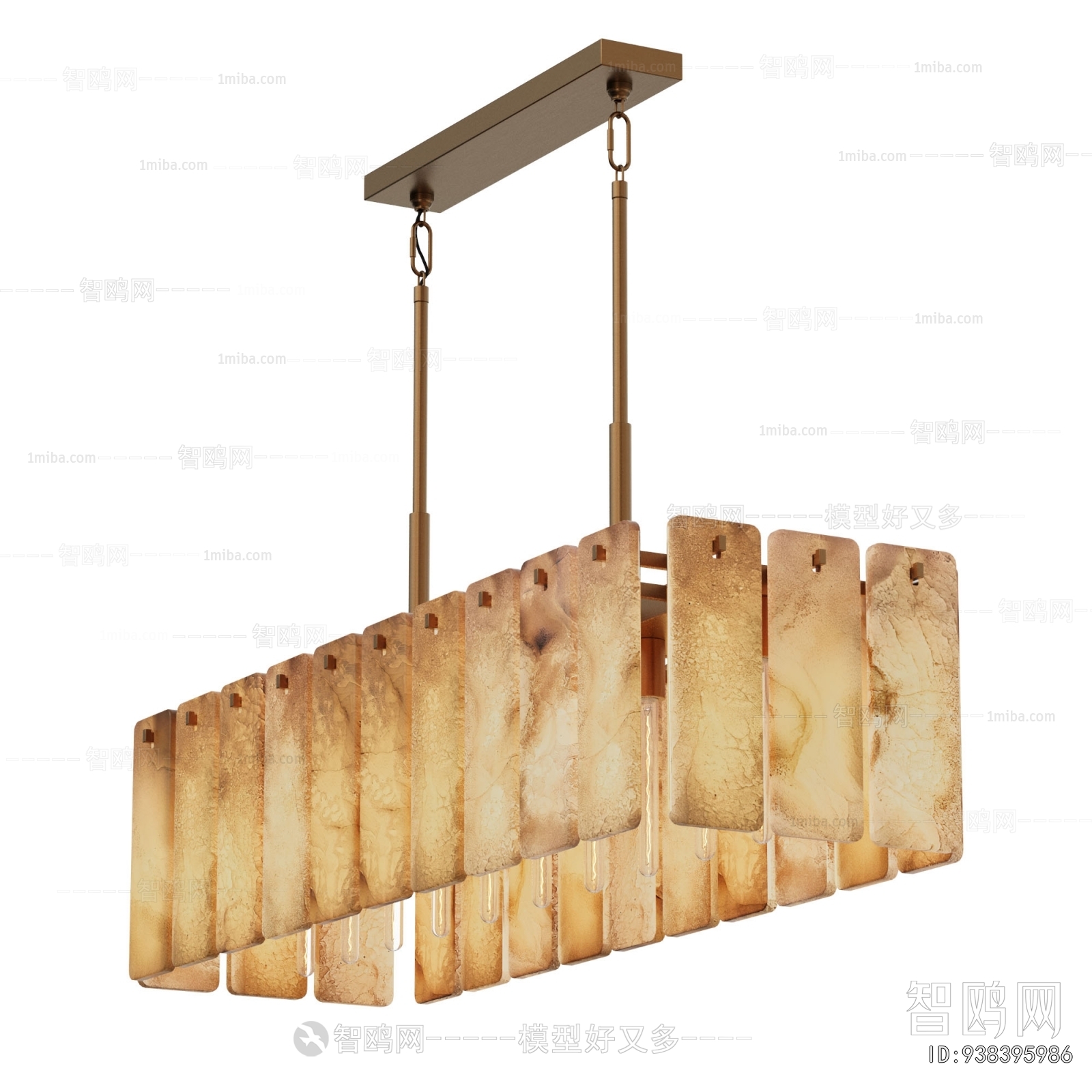 Modern Long Chandelier