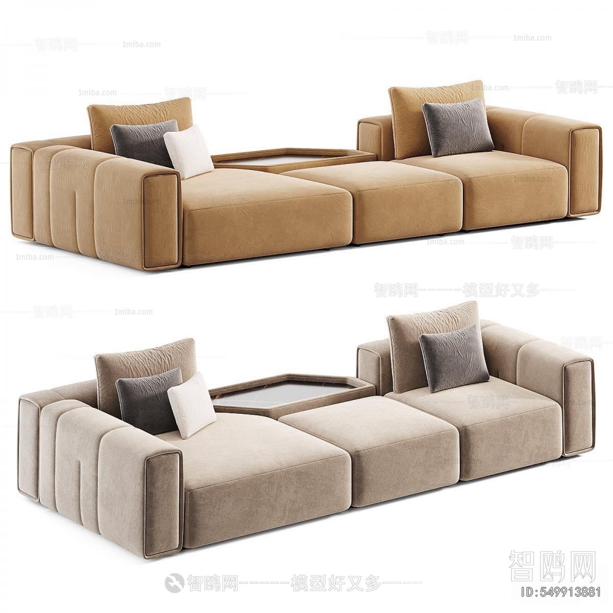 Modern Three-seat Sofa