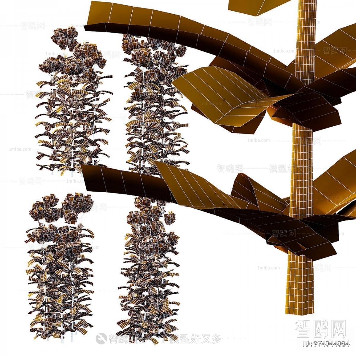 Modern Flowers And Grass