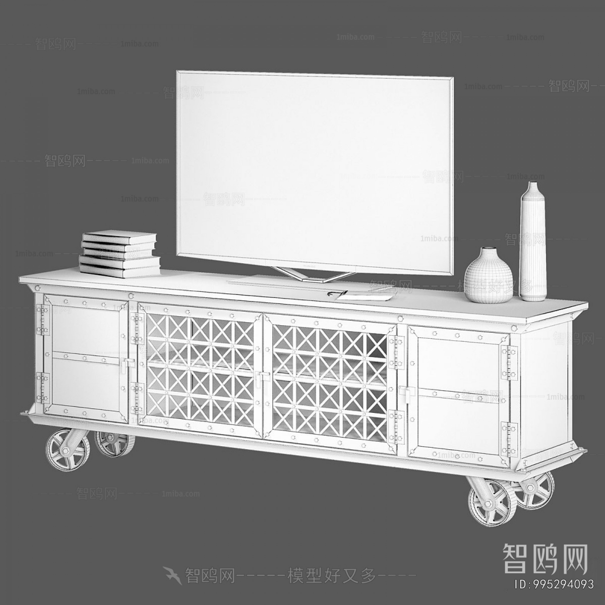 Industrial Style TV Cabinet