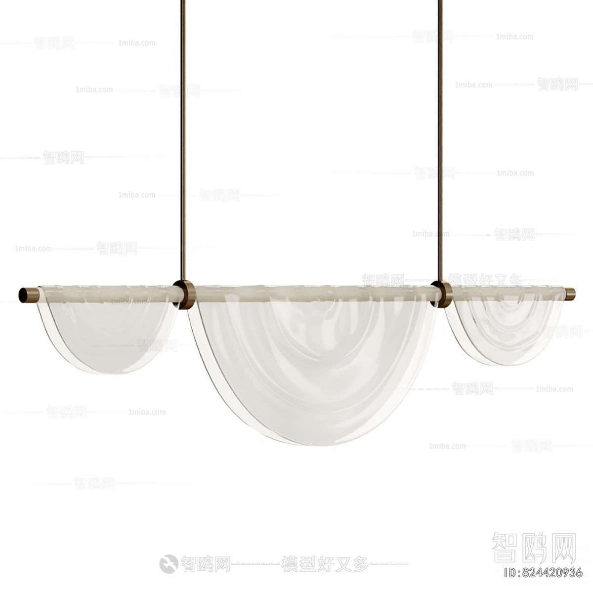 Modern Long Chandelier