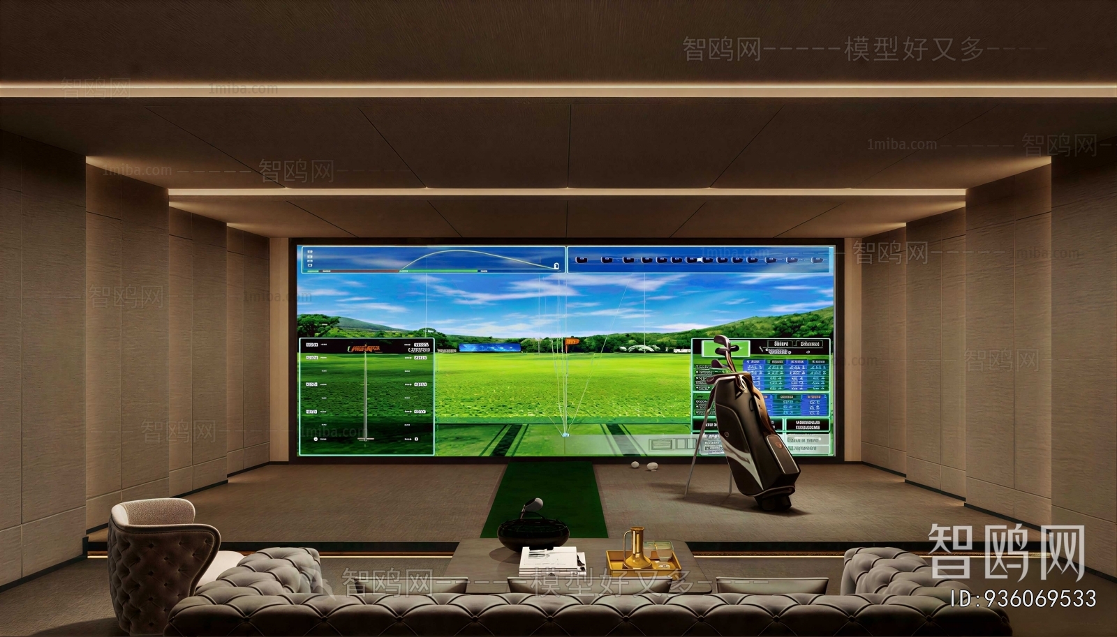 Modern Audiovisual Room