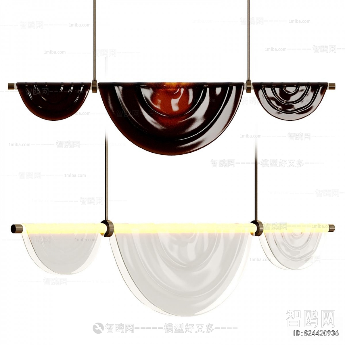 Modern Long Chandelier