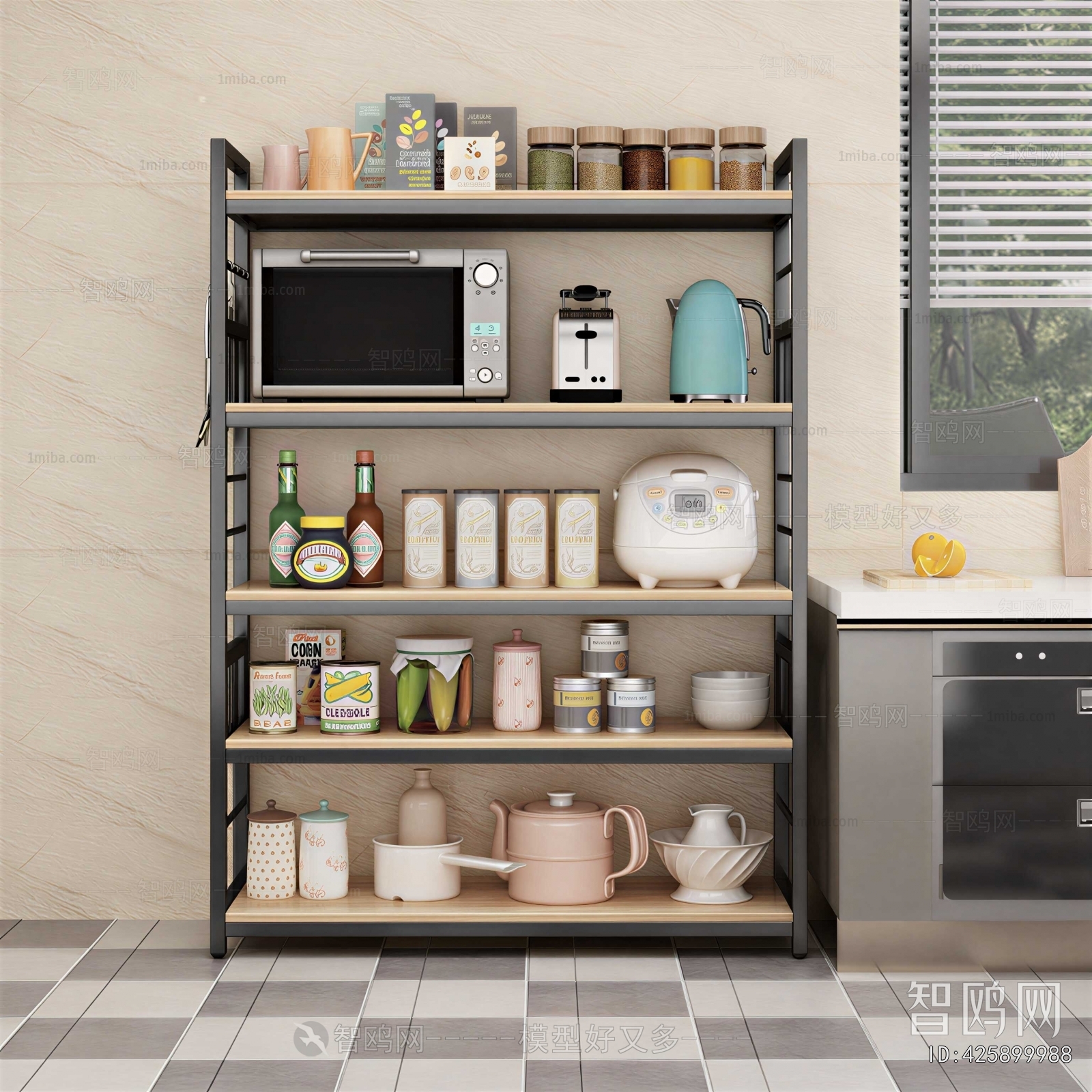 Modern Electric Kitchen Appliances