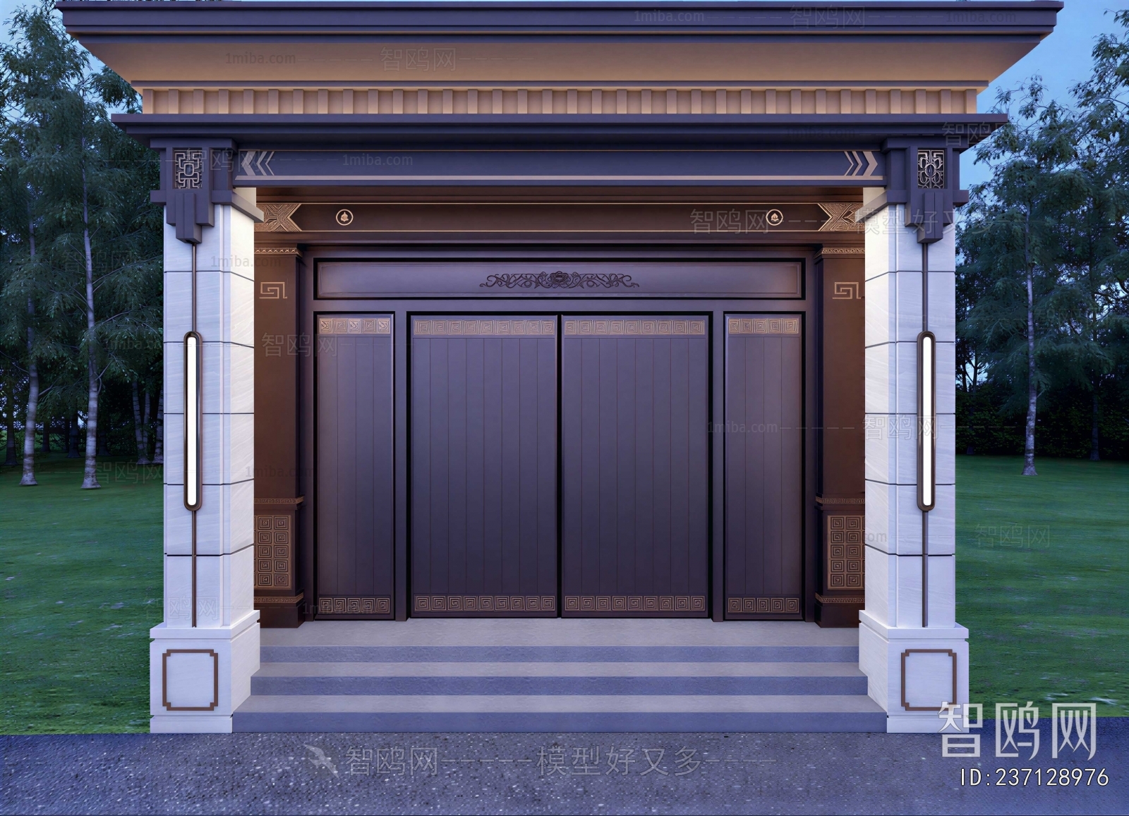 New Chinese Style Facade Element