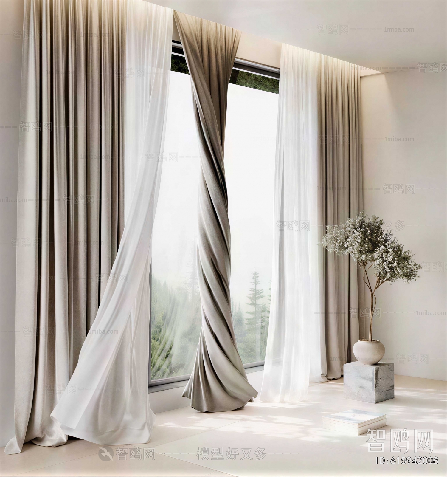 Modern The Curtain