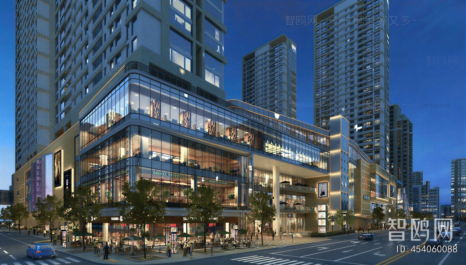 Modern Appearance Of Commercial Building