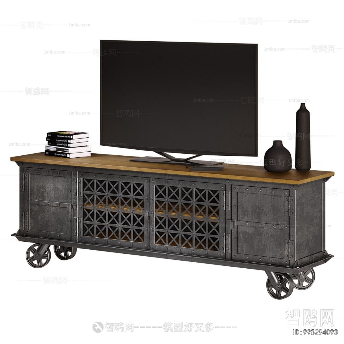 Industrial Style TV Cabinet
