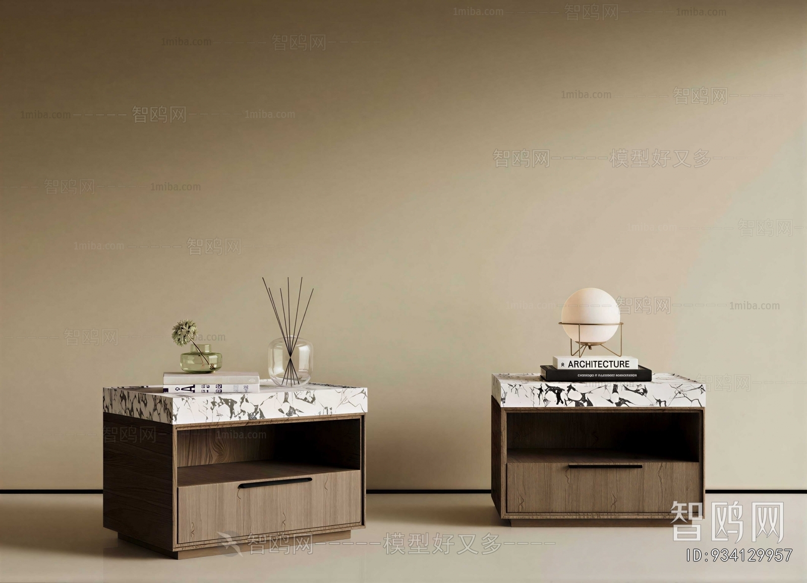 Modern Bedside Cupboard