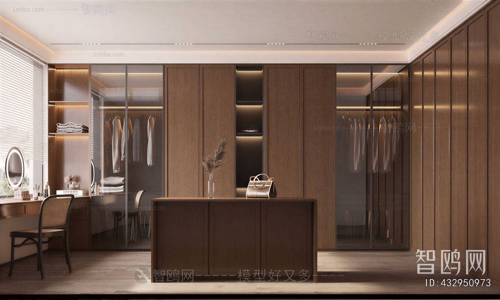 Modern Clothes Storage Area