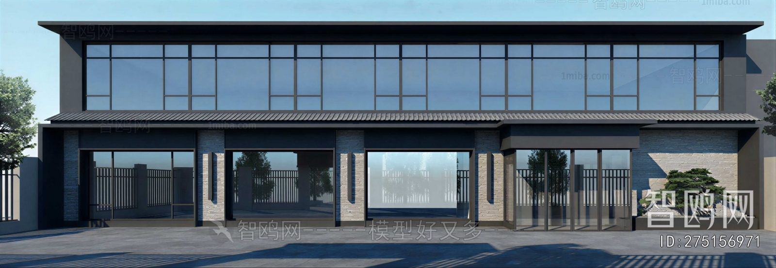 New Chinese Style Facade Element