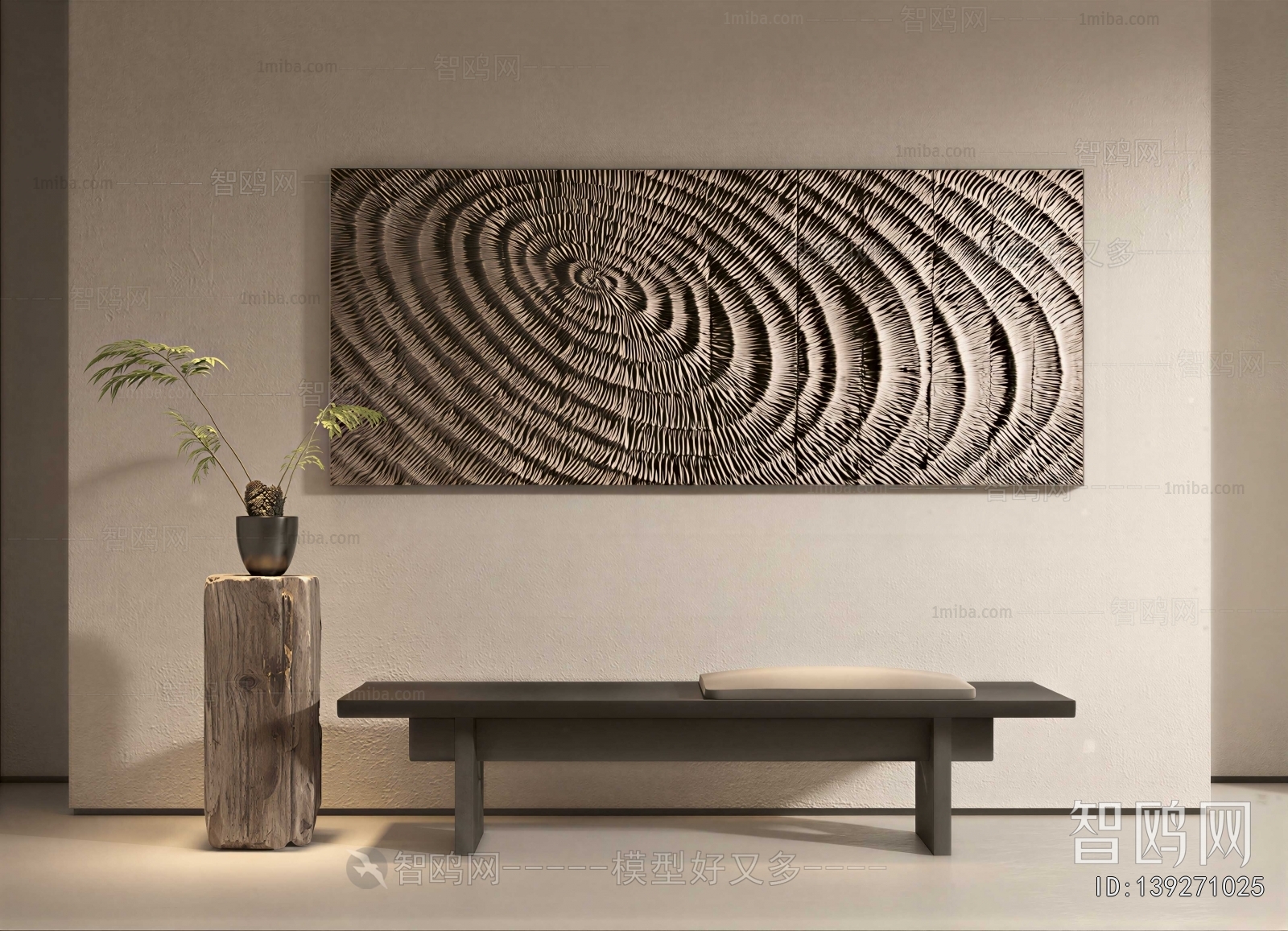 Wabi-sabi Style Wall Decoration