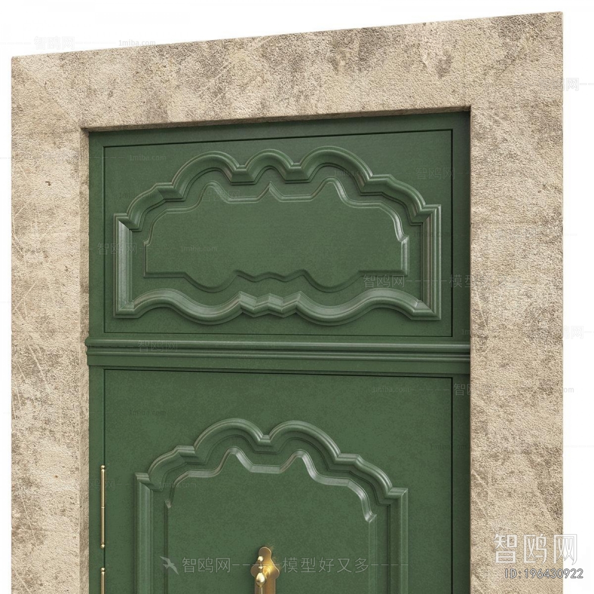 Retro Style Entrance Door