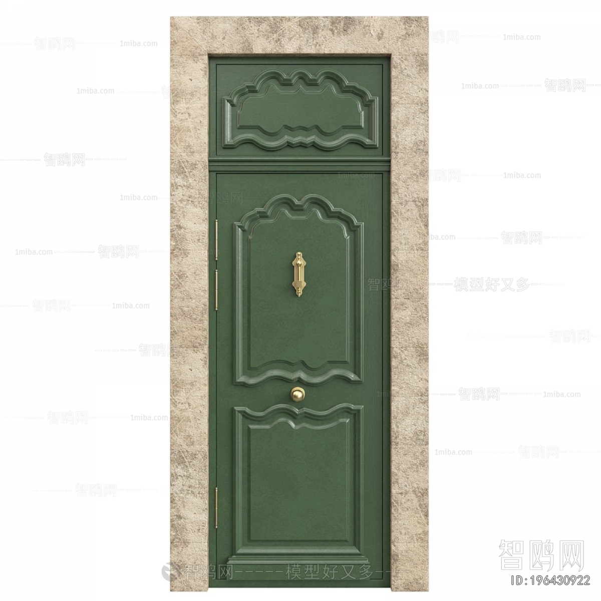 Retro Style Entrance Door