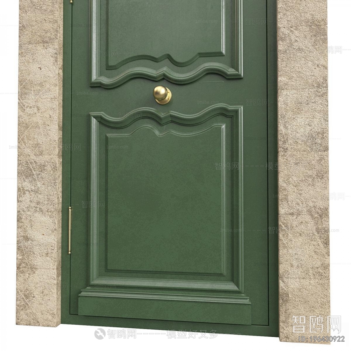 Retro Style Entrance Door