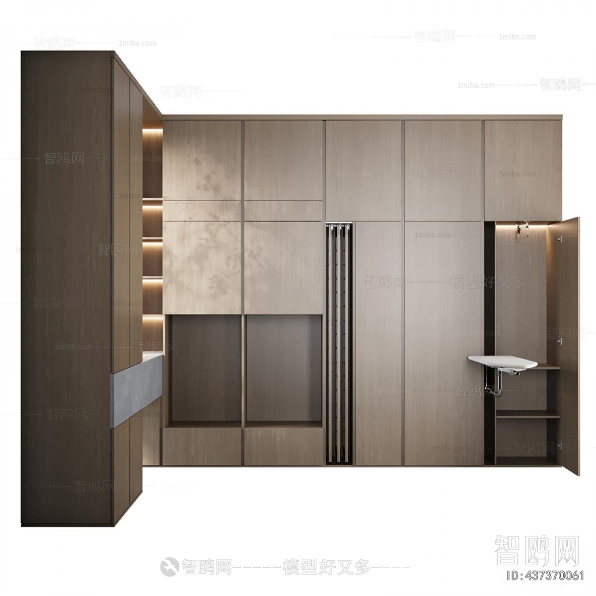 Modern Laundry Cabinet