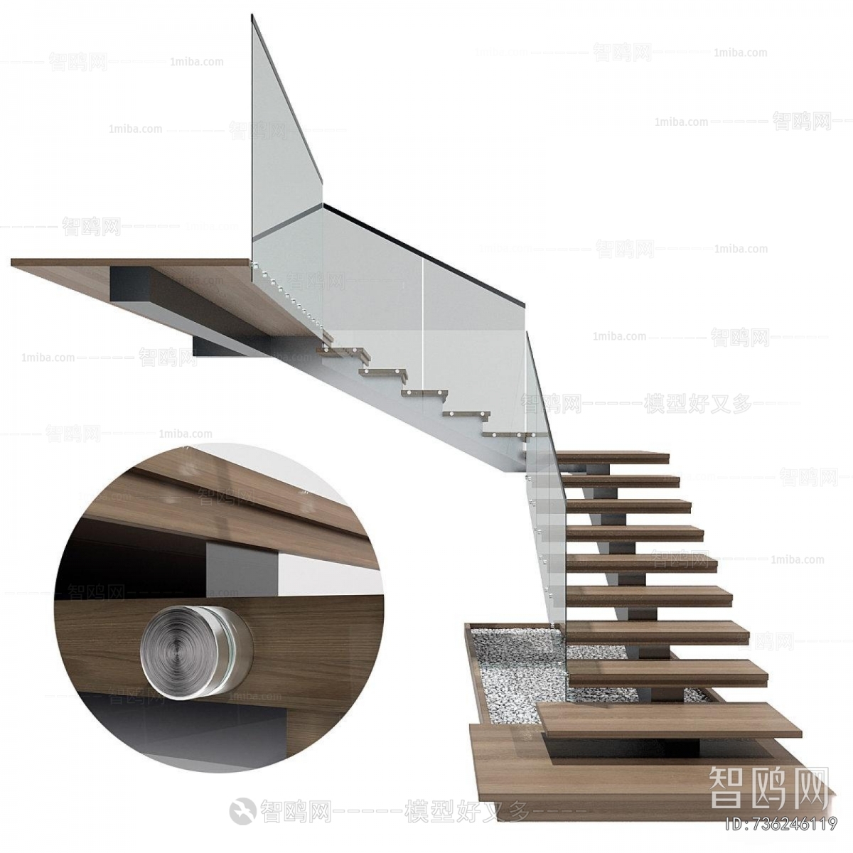 Industrial Style Stair Balustrade/elevator