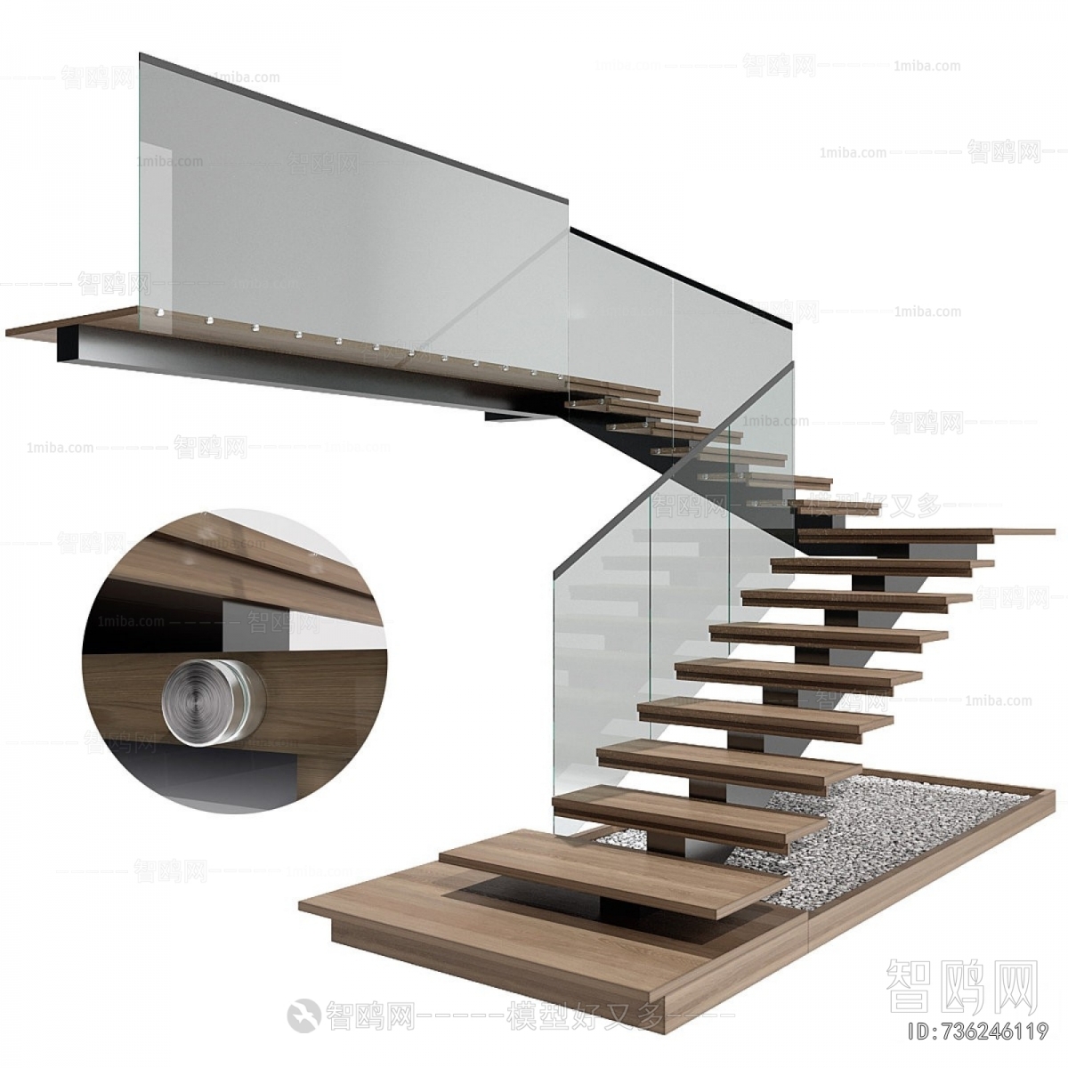 Industrial Style Stair Balustrade/elevator