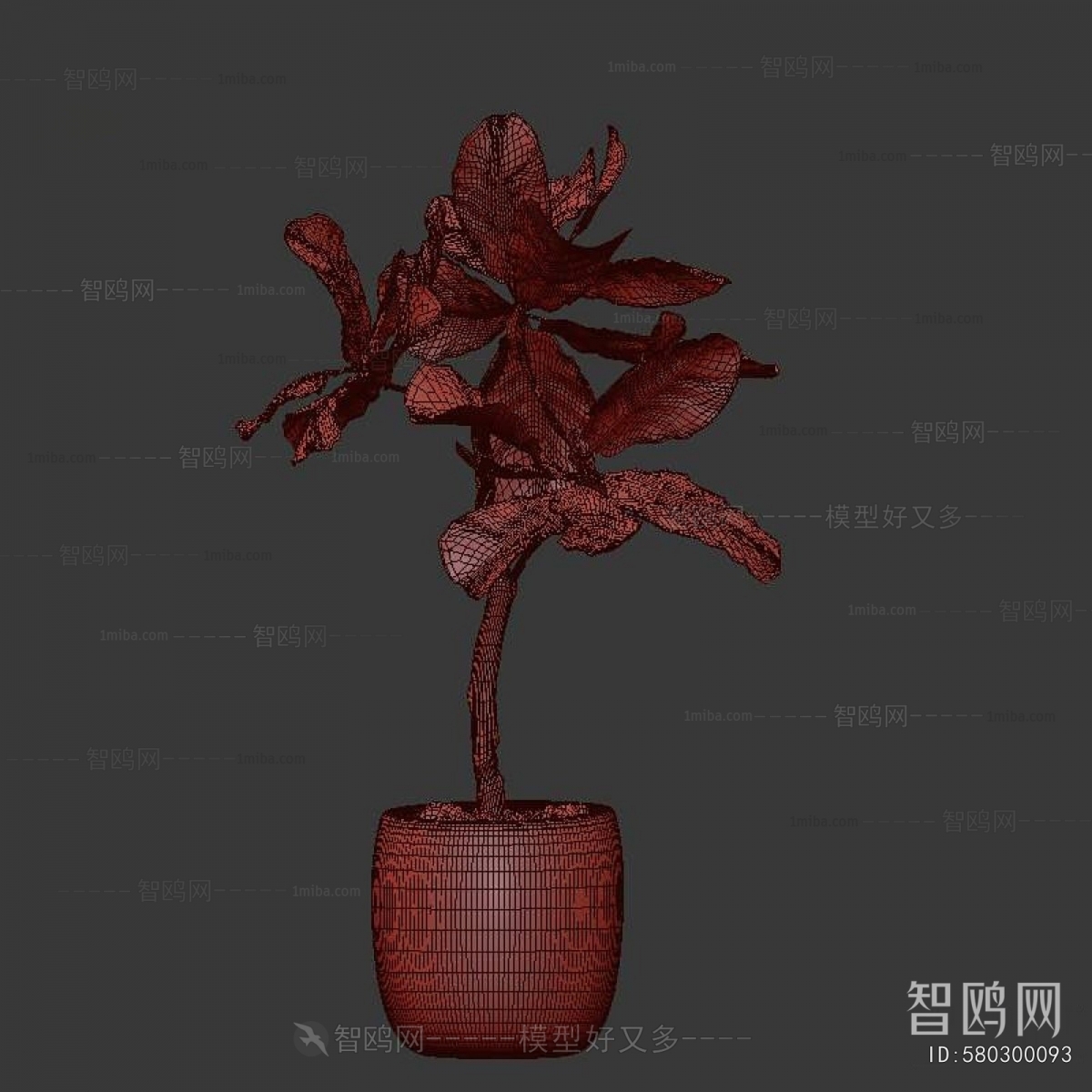 Modern Ground Green Plant Potted Plants