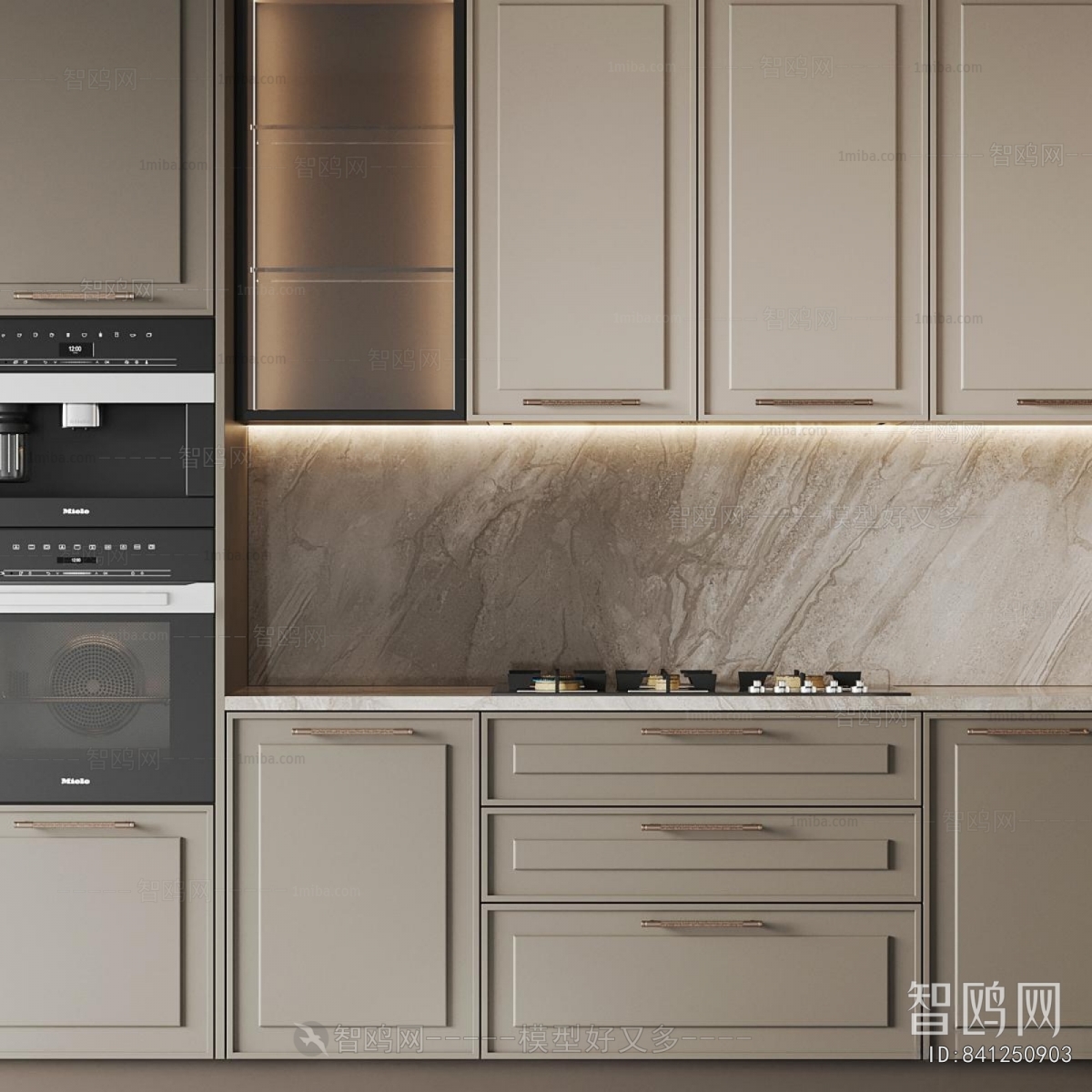 Simple European Style Kitchen Cabinet