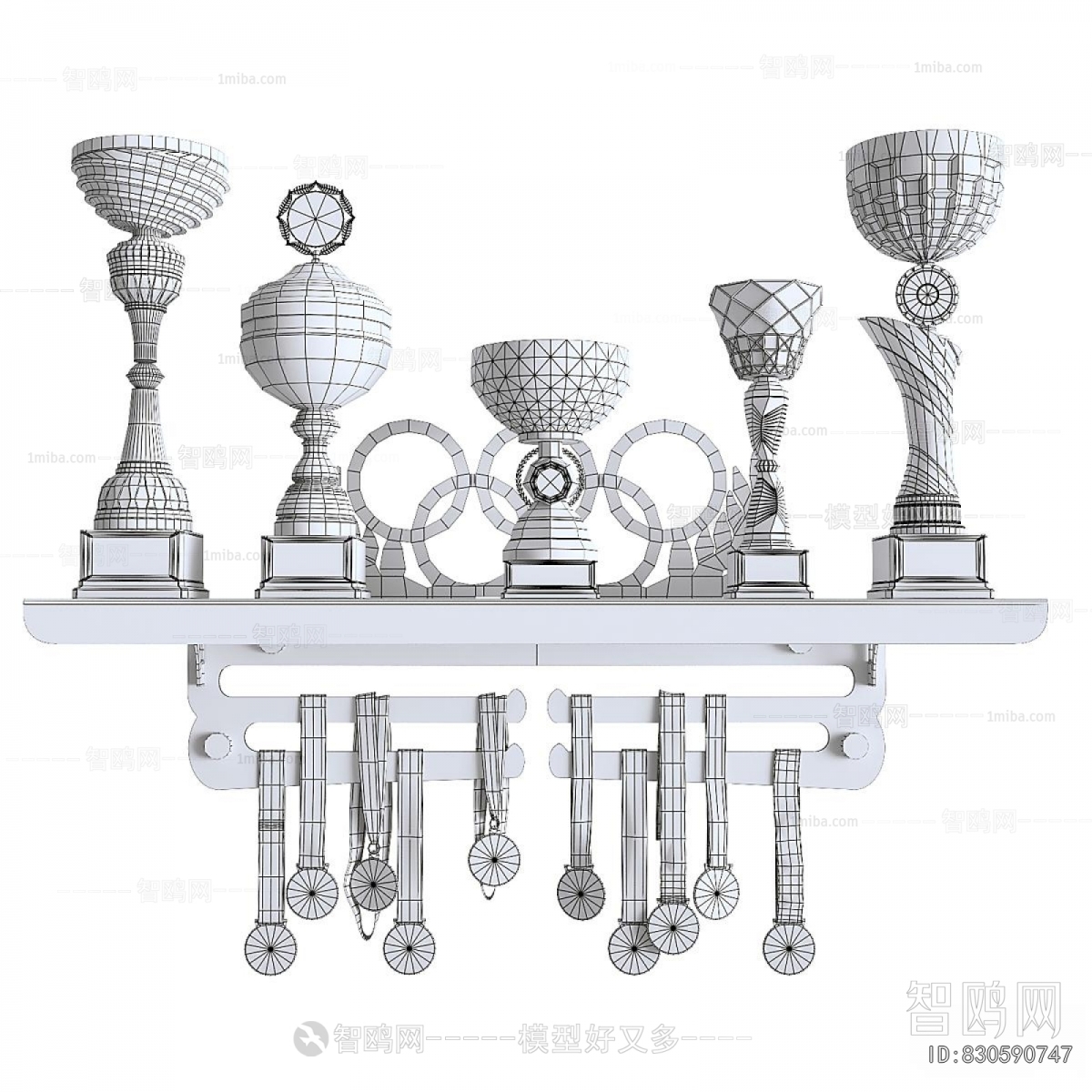 Modern Flag/badge/trophy/certificate