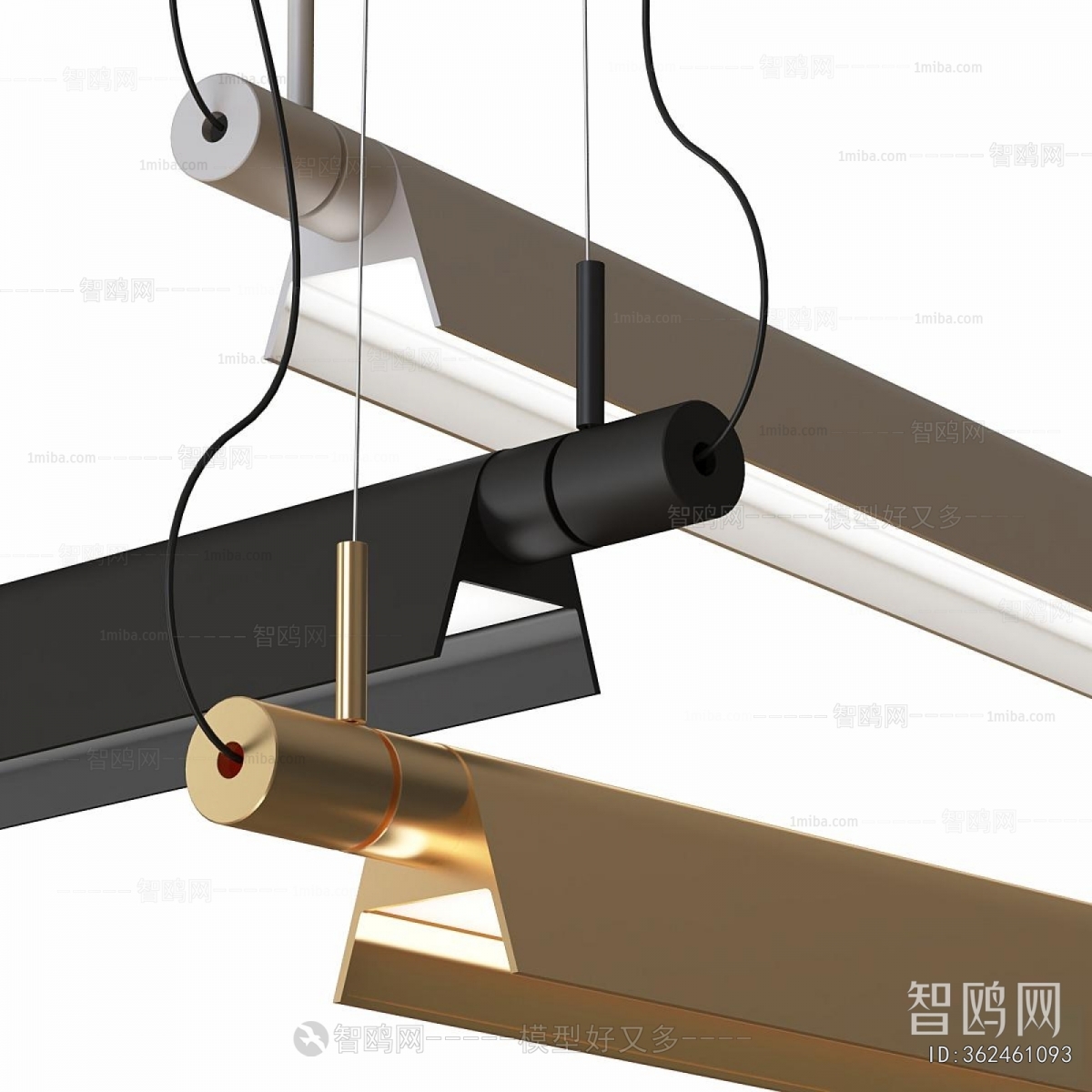 Modern Long Chandelier