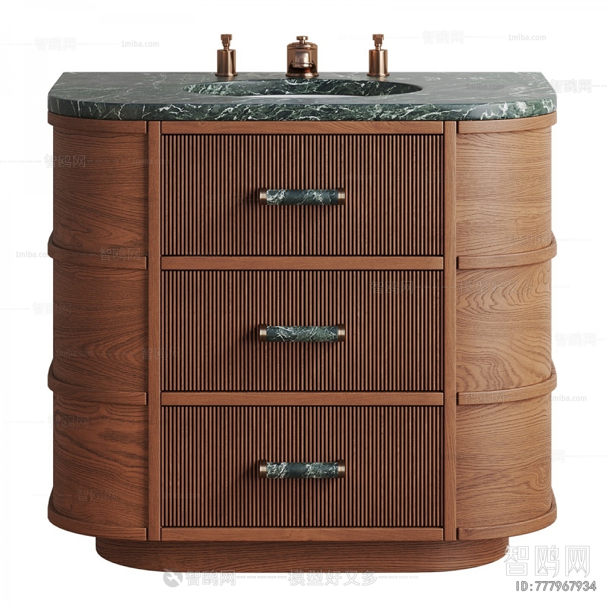 Simple European Style Bathroom Cabinet