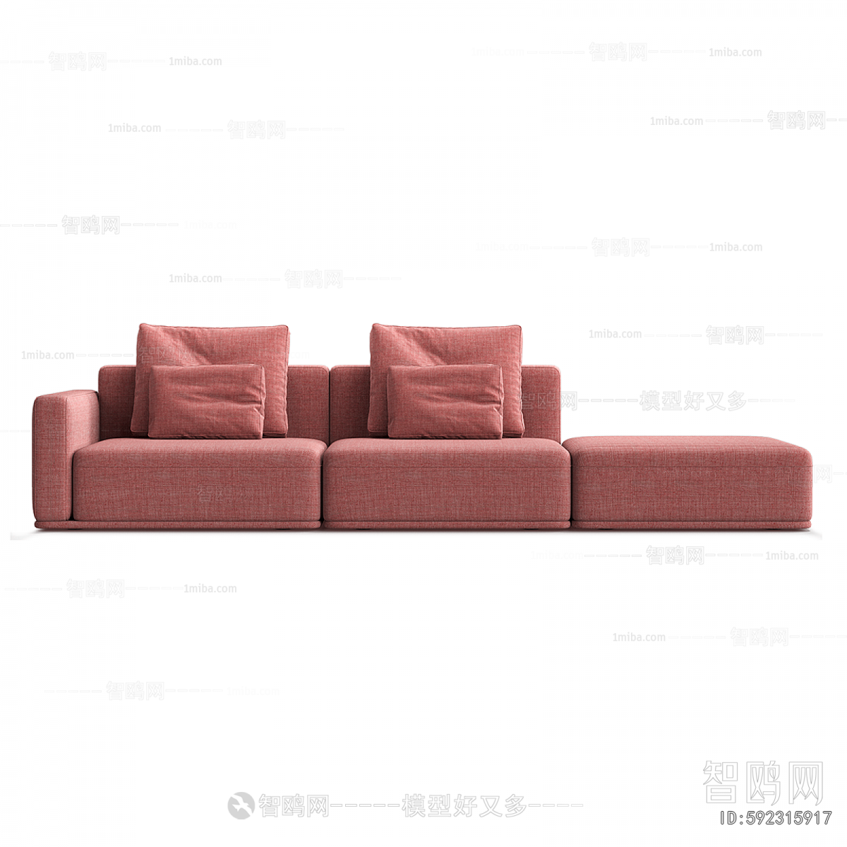 Modern Three-seat Sofa