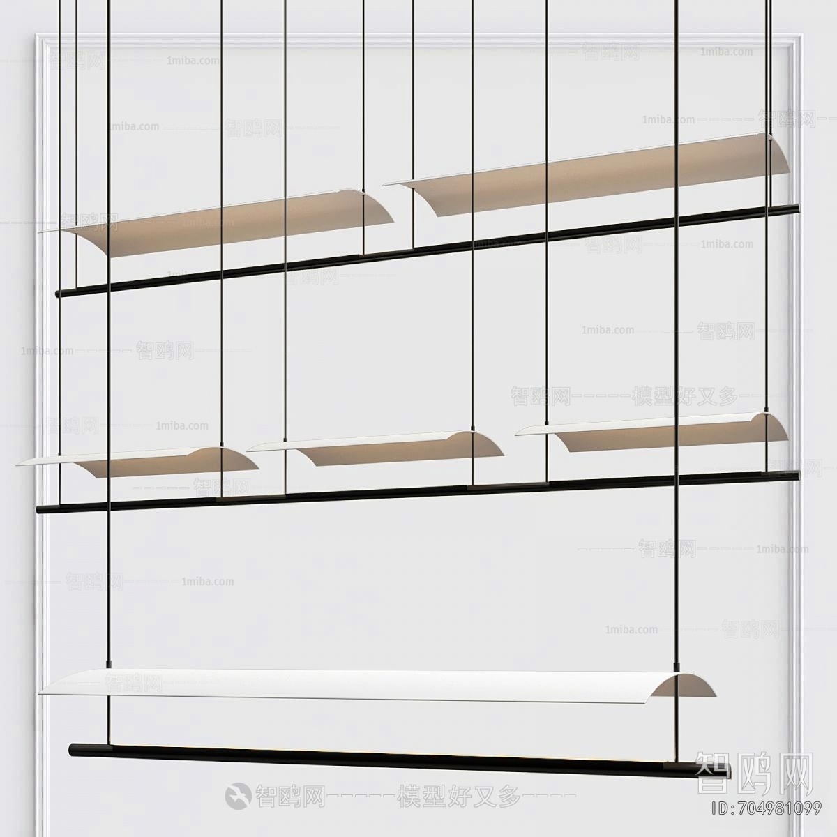 Modern Long Chandelier