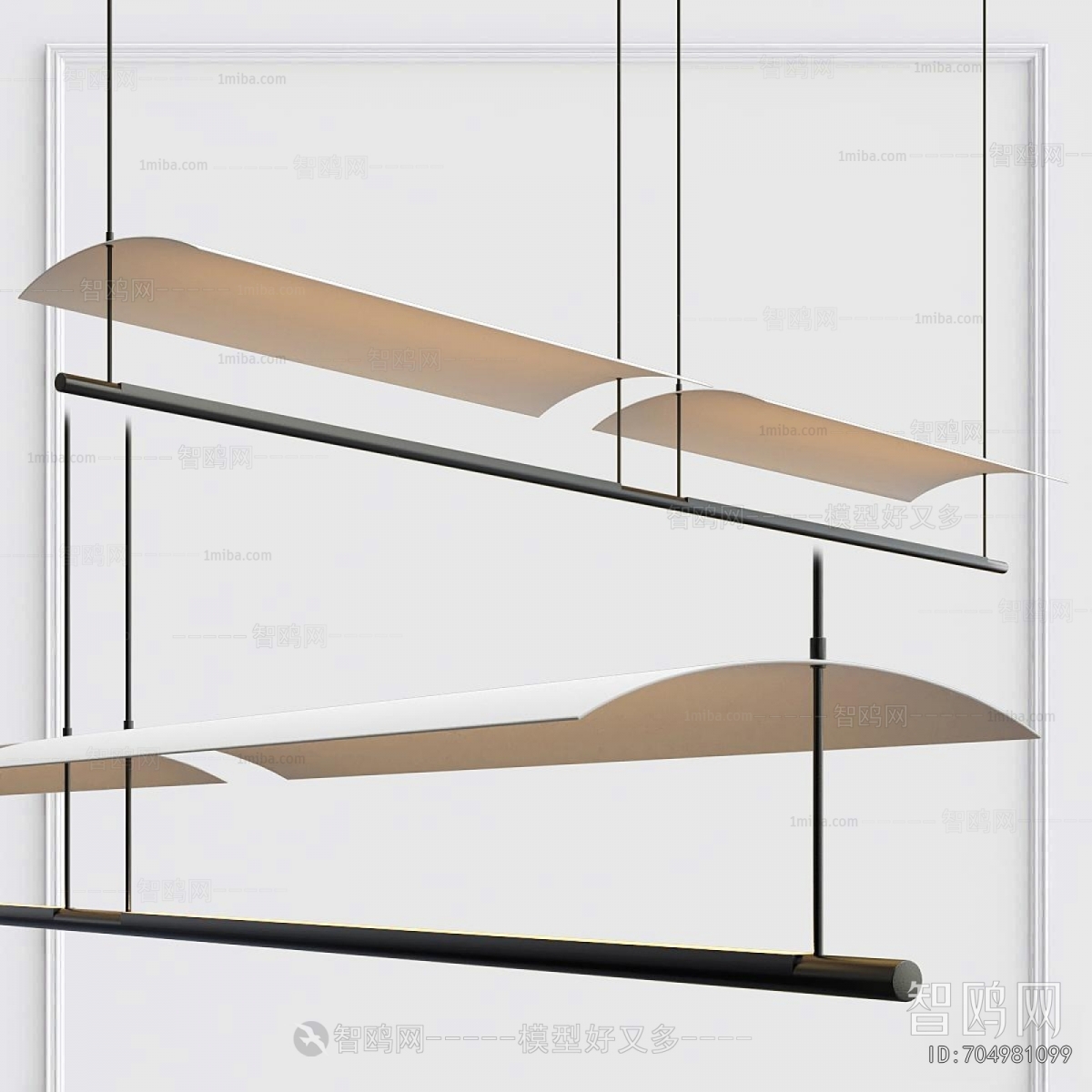 Modern Long Chandelier