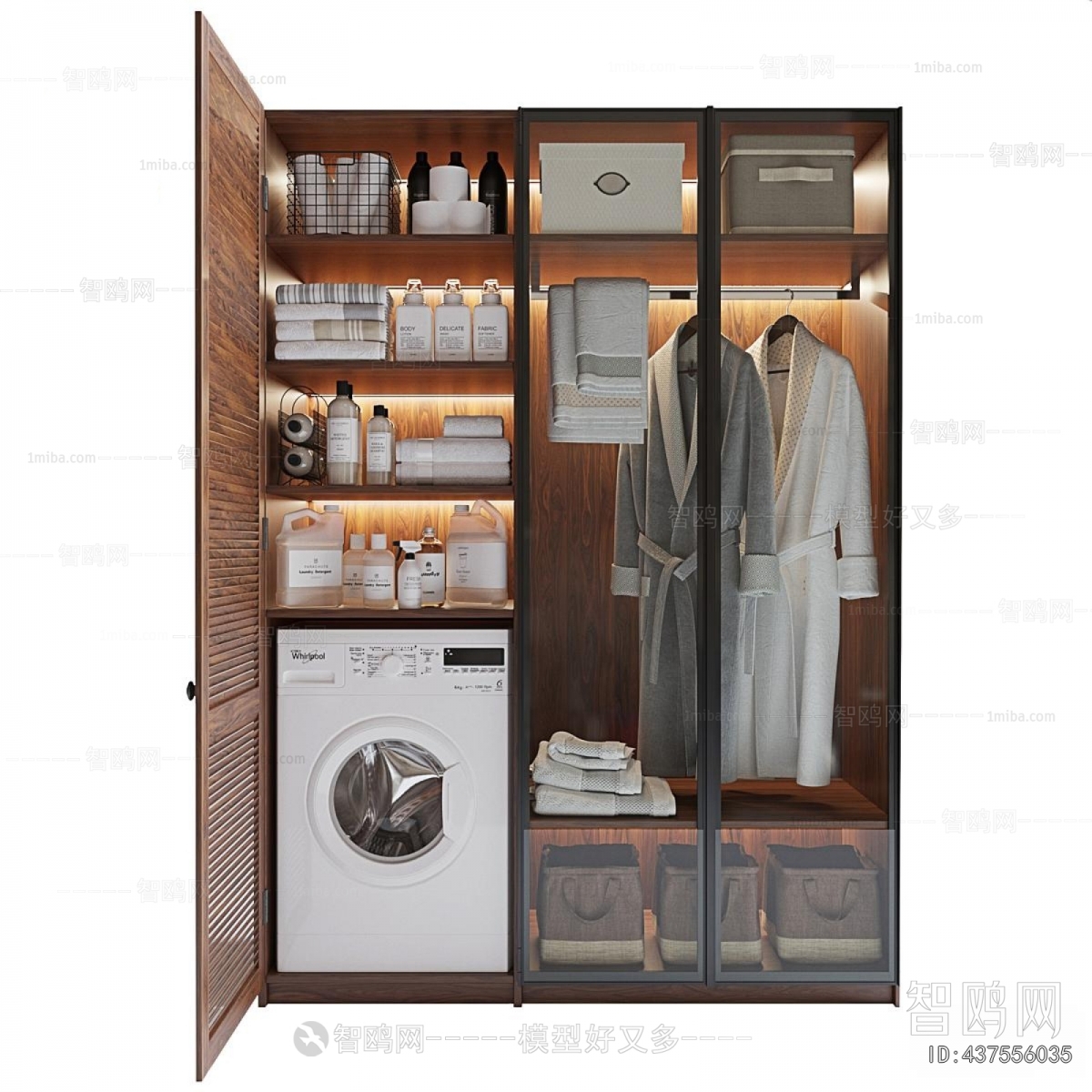 Modern Laundry Cabinet