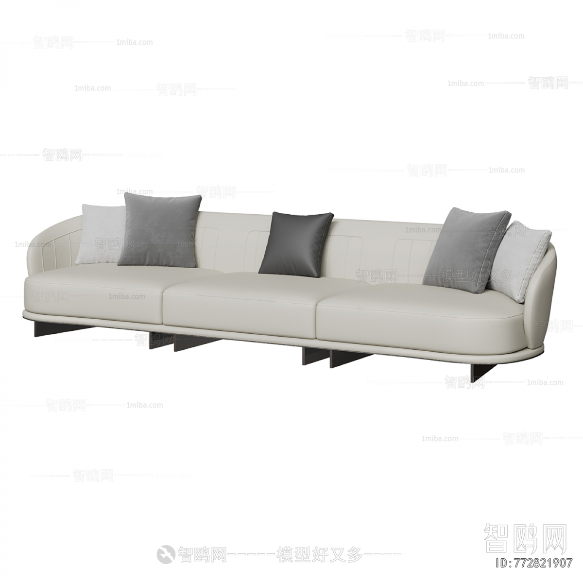 Modern Three-seat Sofa