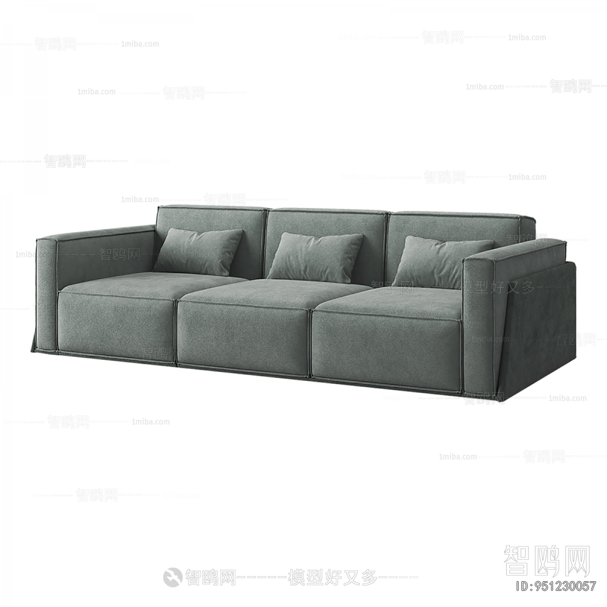 Modern Three-seat Sofa